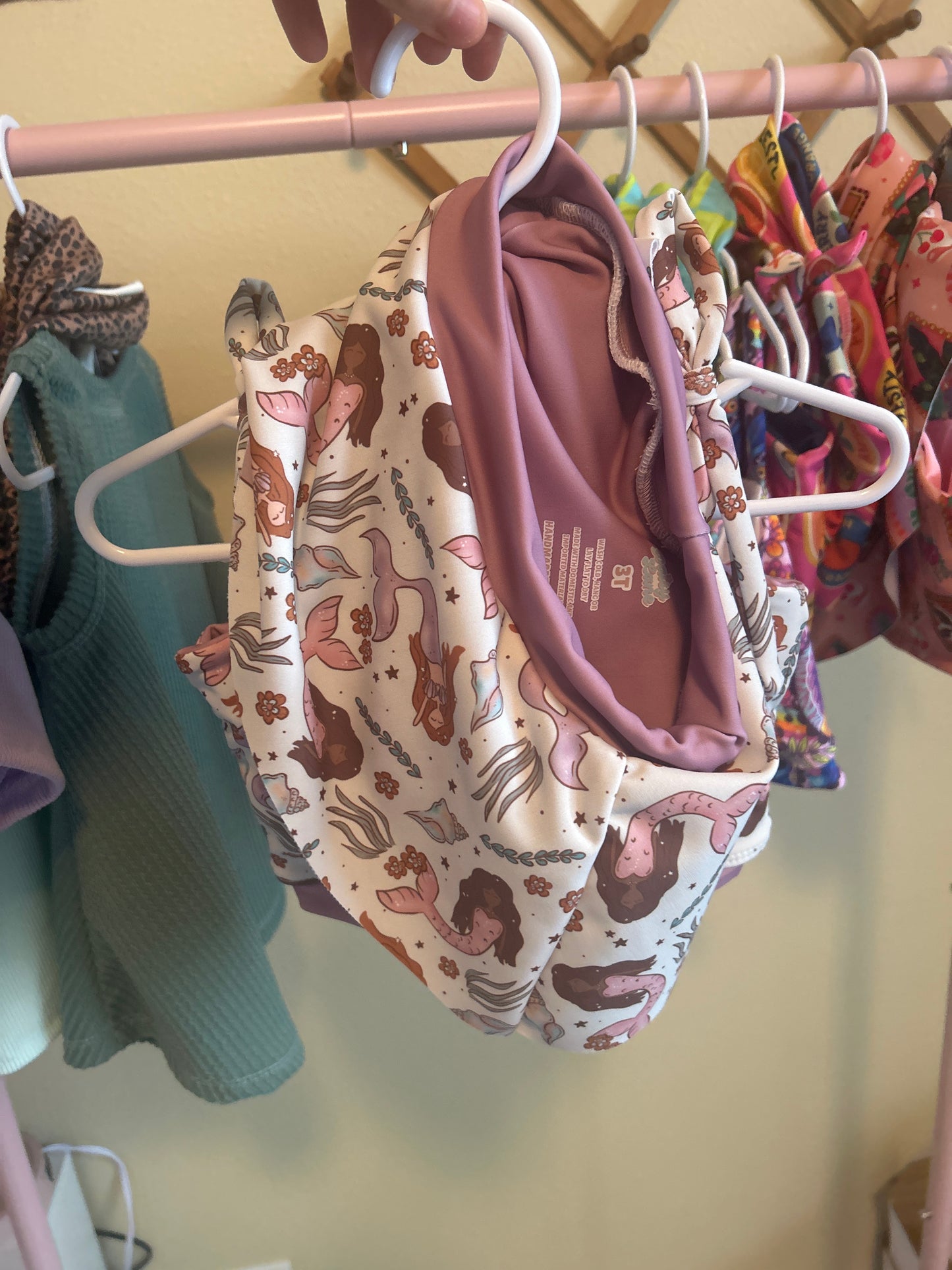 Mermaid Skirt Swim Set 4T