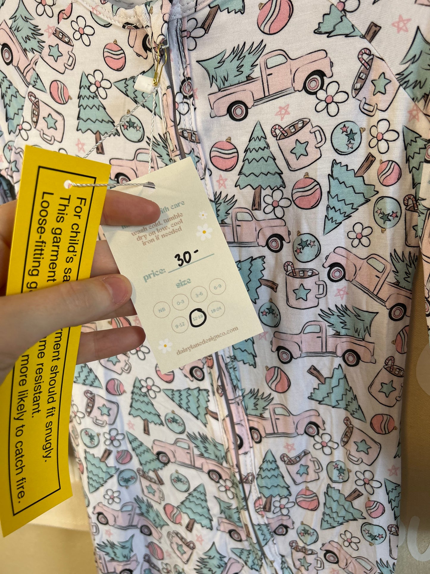 12-18m Bamboo Zippie