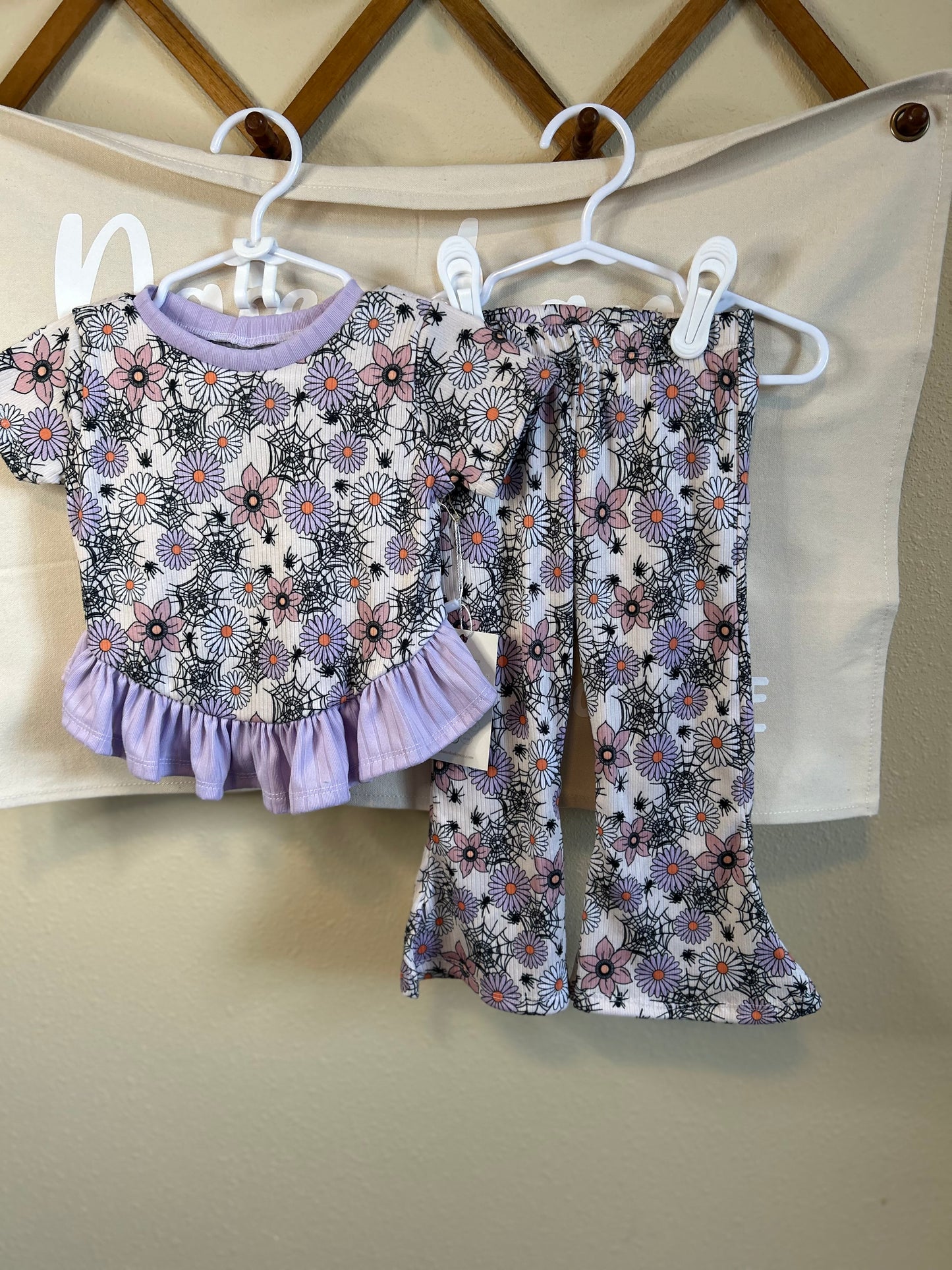 12-18m Jasmine top & flares