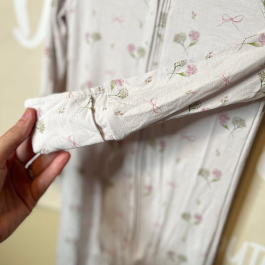 Dainty Floral Bamboo Zippie