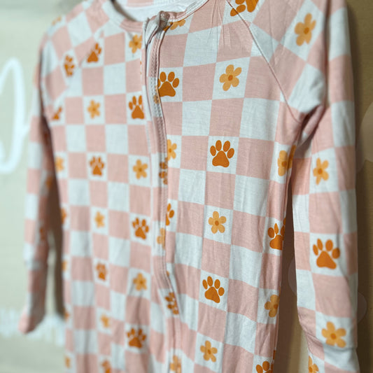 Paws & Daisies Bamboo Zippie