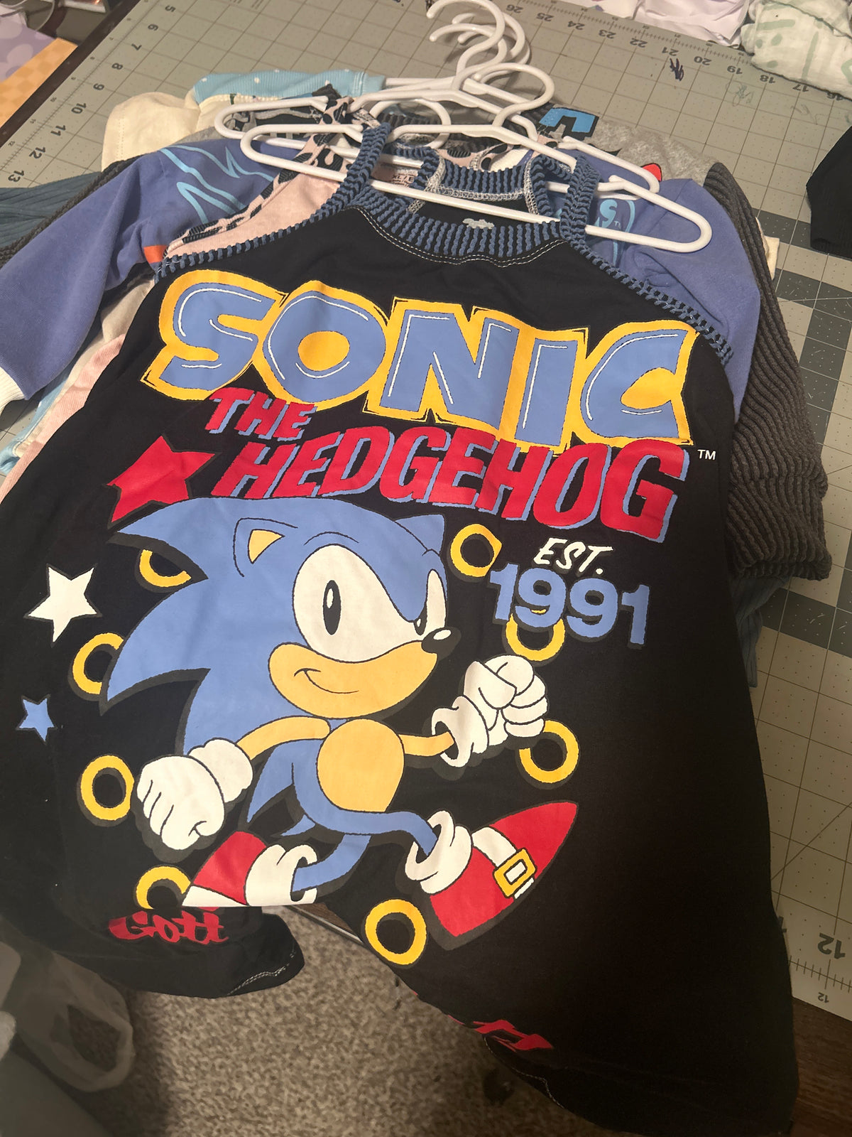 Sonic Upcycle Romper 2t