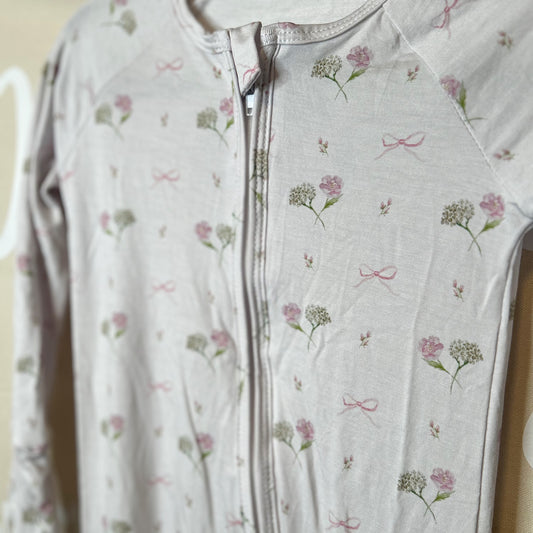 Dainty Floral Bamboo Zippie