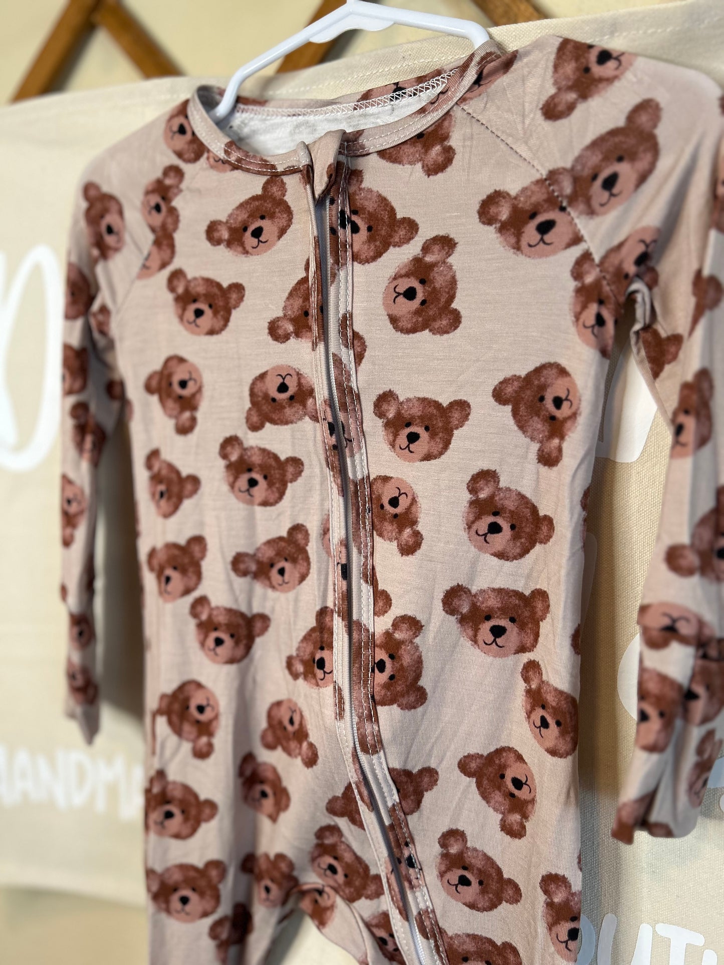 Teddy Bears Bamboo Zippie