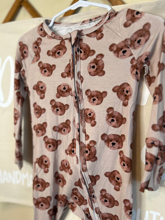 Teddy Bears Bamboo Zippie